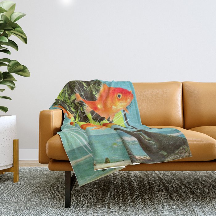 Goodbye Summer Throw Blanket Gallery Image 1