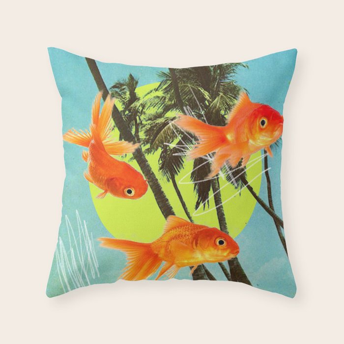 Goodbye Summer Throw Pillow Gallery Image 6