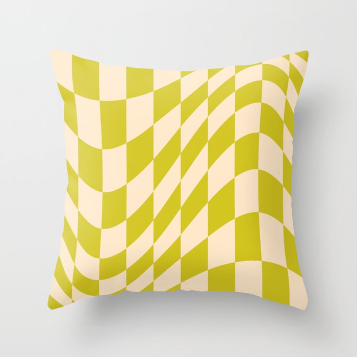 Modern twenties green pattern Throw Pillow Gallery Image 6