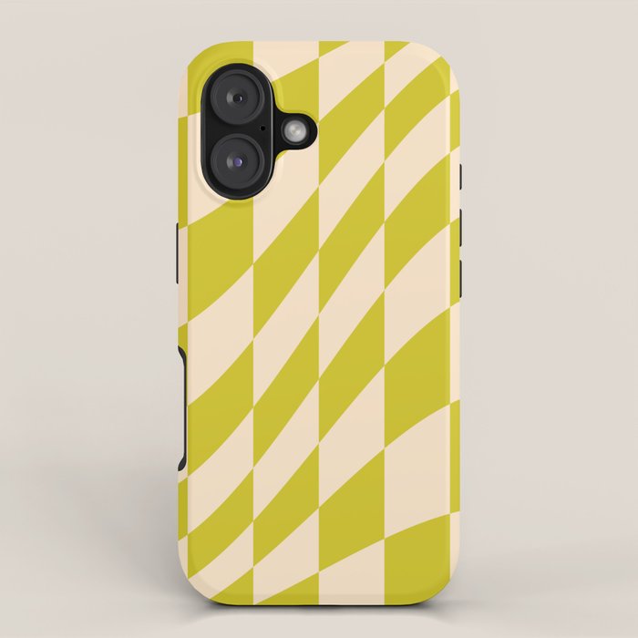 Modern twenties green pattern iPhone Case Gallery Image 1