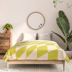 Modern twenties green pattern Comforter Gallery Image 3