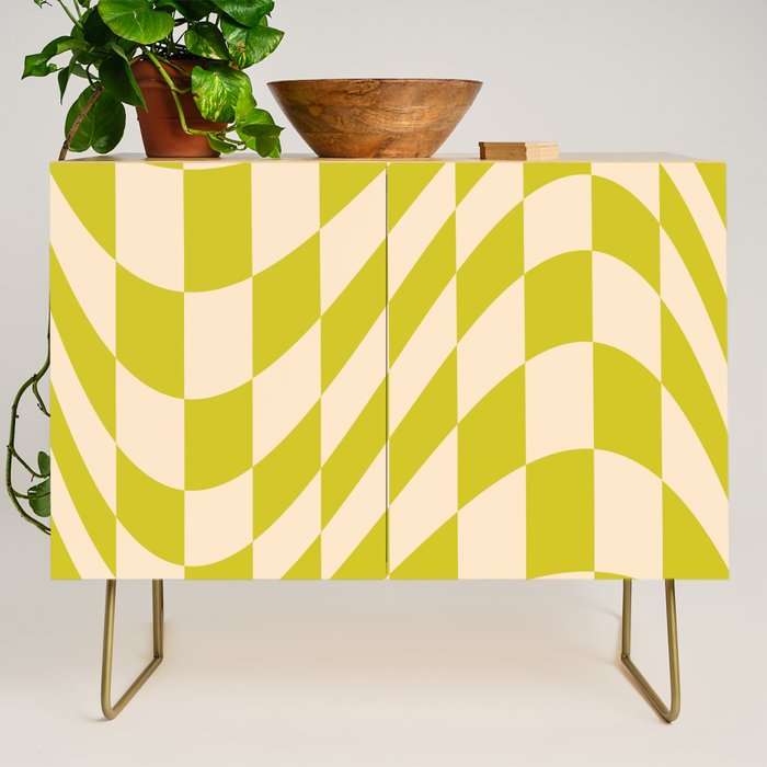 Modern twenties green pattern Credenza Gallery Image 1