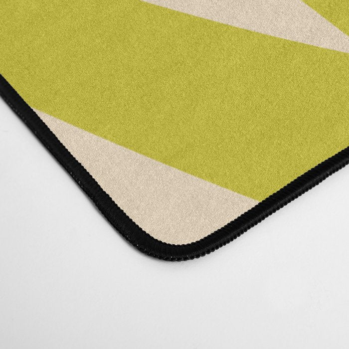 Modern twenties green pattern Desk Mat Gallery Image 4
