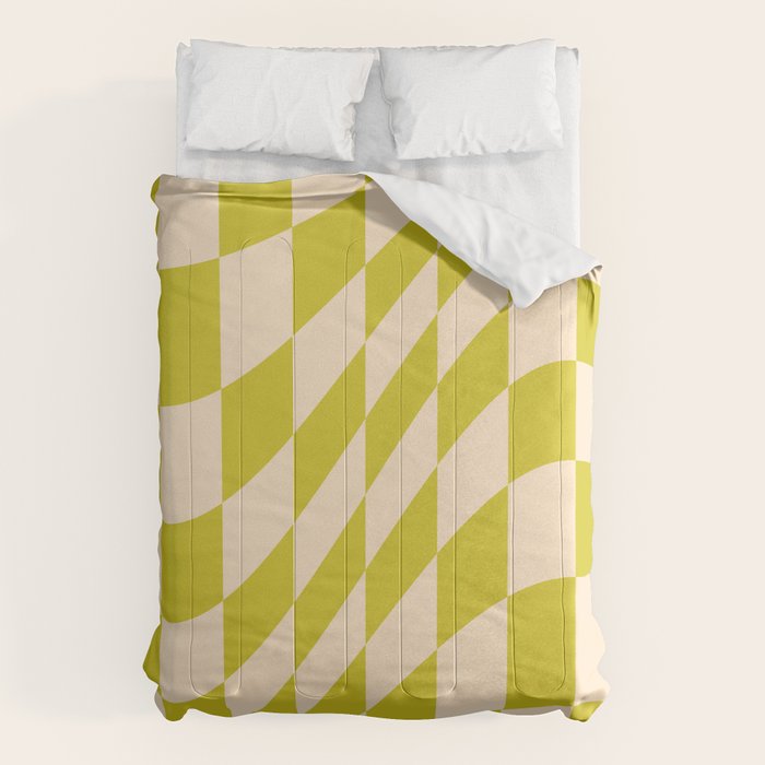 Modern twenties green pattern Comforter Gallery Image 1