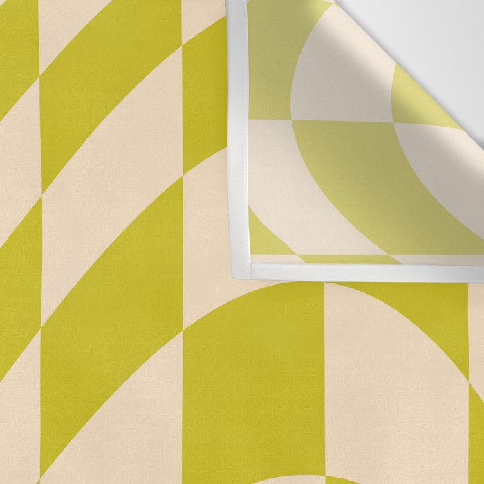 Modern twenties green pattern Wall Tapestry Gallery Image 3