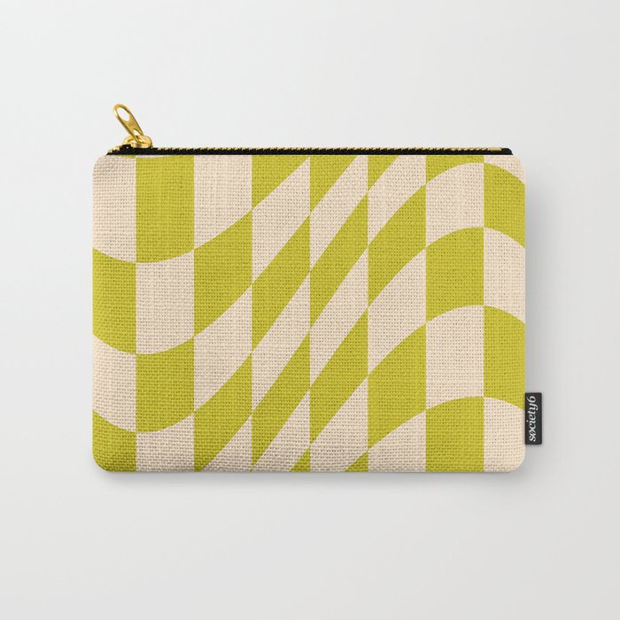 Modern twenties green pattern Carry All Pouch Gallery Image 1