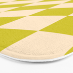 Modern twenties green pattern Bath Mat Gallery Image 3