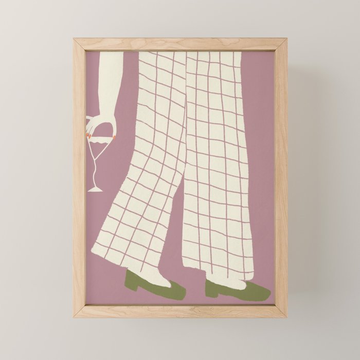 Pinkies Up Whimsy Mini Art Print Gallery Image 1