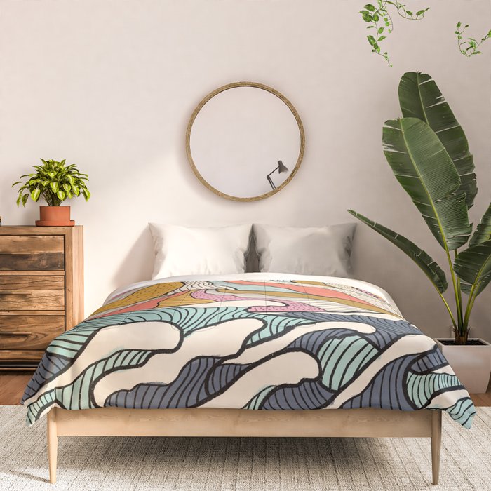Good Morning Meow 3 - Reading Rainbow Comforter Gallery Image 3