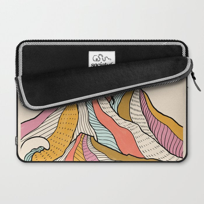 Good Morning Meow 3 - Reading Rainbow Laptop Sleeve Gallery Image 2