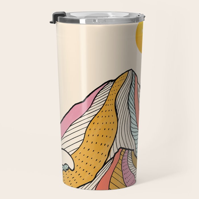 Good Morning Meow 3 - Reading Rainbow Travel Mug Gallery Image 3