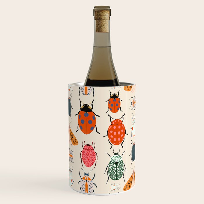Beetles and butterfies Wine Chiller Gallery Image 1
