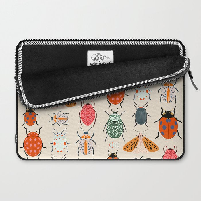 Beetles and butterfies Laptop Sleeve Gallery Image 2