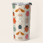 Beetles and butterfies Travel Mug Gallery Image 2