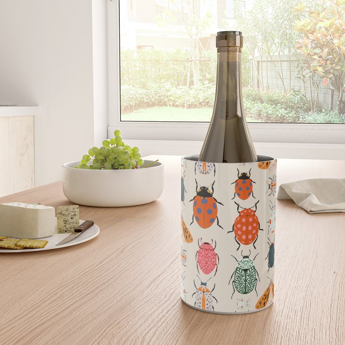 Beetles and butterfies Wine Chiller Gallery Image 4