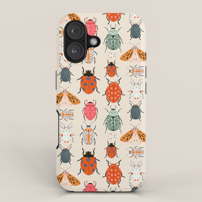 Beetles and butterfies iPhone Case Gallery Image 1
