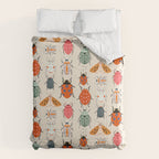 Beetles and butterfies Comforter Gallery Image 6