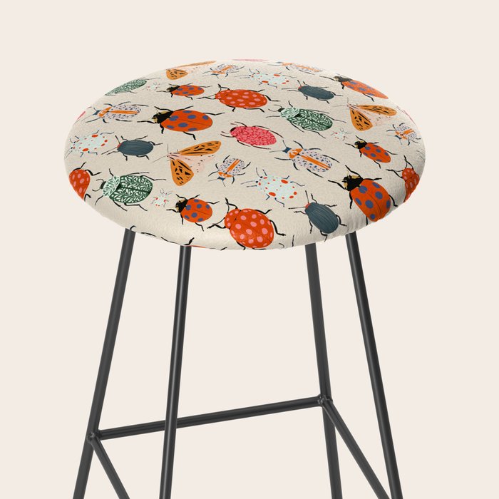 Beetles and butterfies Stool Gallery Image 2