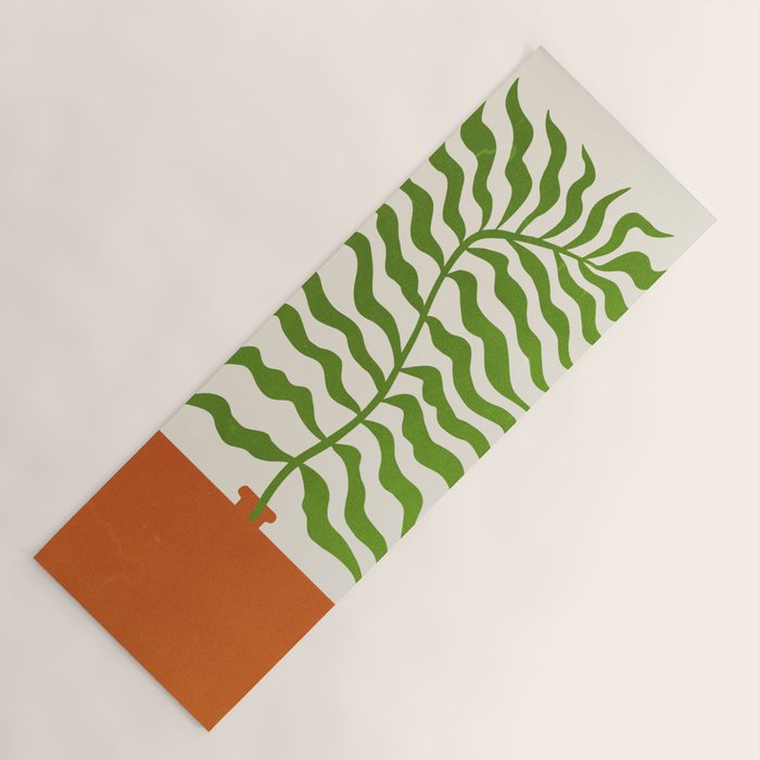 Wild Leaves II: Matisse Edition Yoga Mat Gallery Image 1
