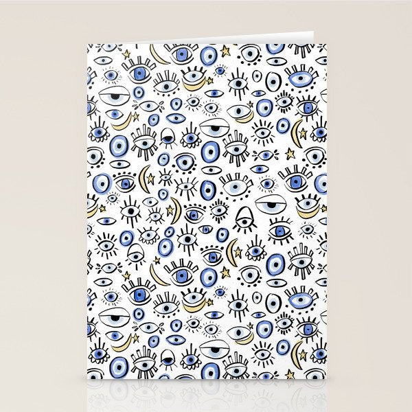 Classic Evil Eye  Stationery Card Gallery Image 2