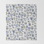 Classic Evil Eye  Throw Blanket Gallery Image 2