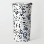 Classic Evil Eye  Travel Mug Gallery Image 2