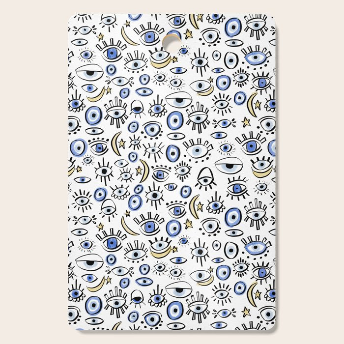 Classic Evil Eye  Cutting Board Gallery Image 1