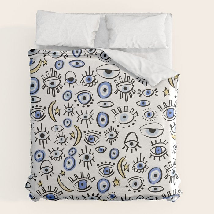 Classic Evil Eye  Duvet Cover Gallery Image 2