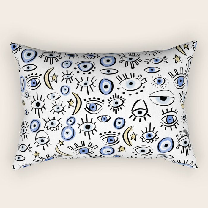 Classic Evil Eye  Rectangular Pillow Gallery Image 1