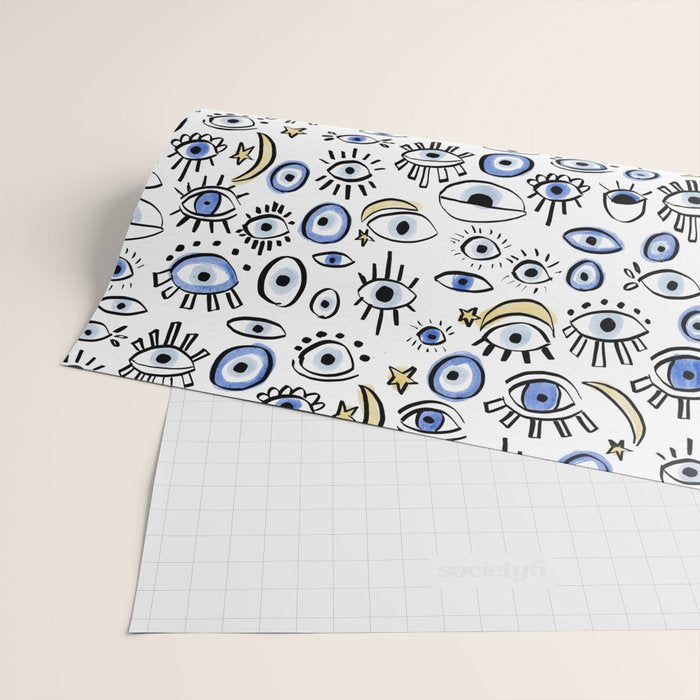 Classic Evil Eye  Wrapping Paper Gallery Image 2