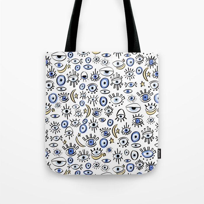 Classic Evil Eye  Tote Bag Gallery Image 1