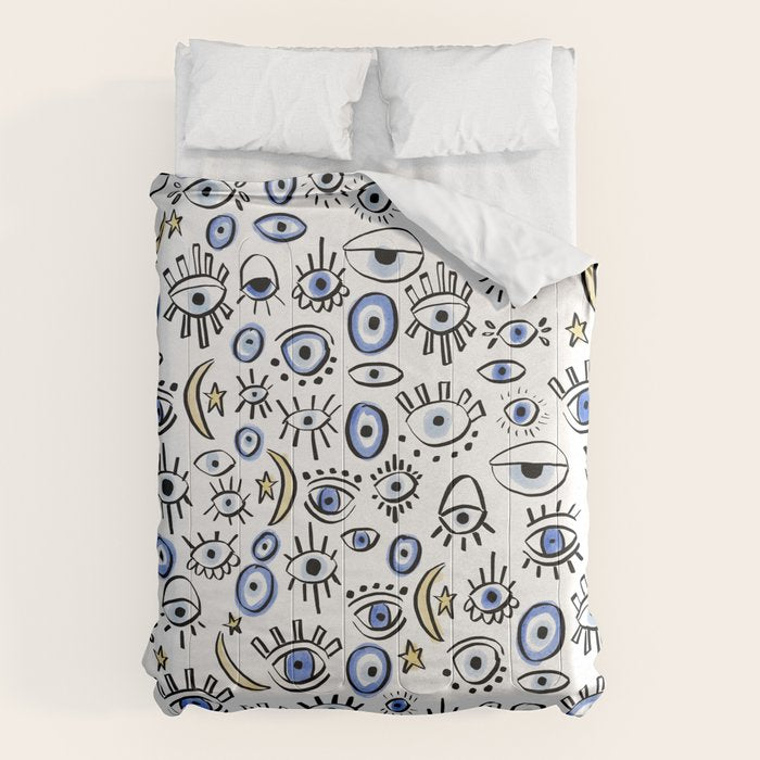 Classic Evil Eye  Comforter Gallery Image 6