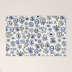 Classic Evil Eye  Welcome Mat Gallery Image 1