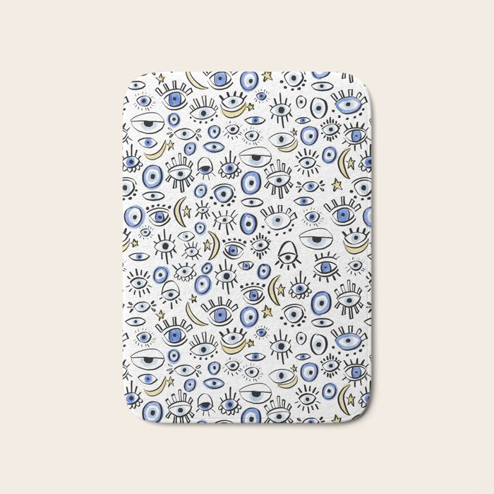 Classic Evil Eye  Bath Mat Gallery Image 1