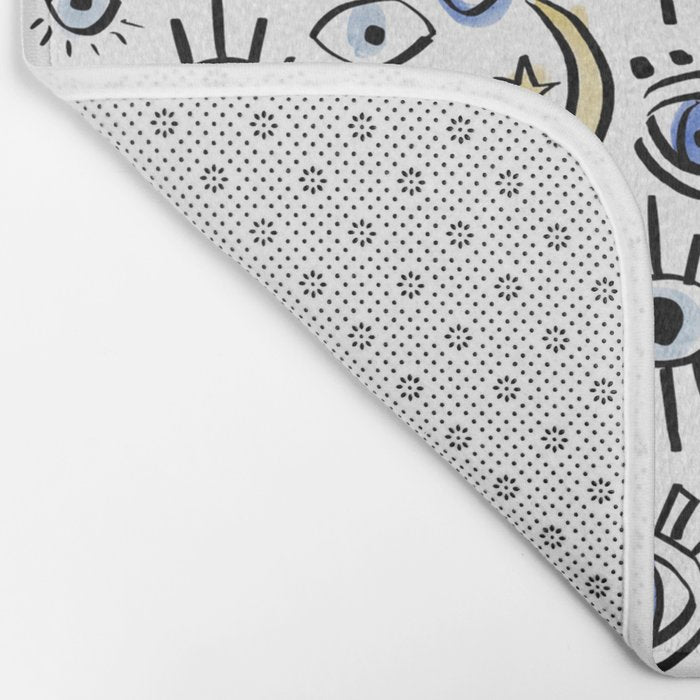 Classic Evil Eye  Bath Mat Gallery Image 2