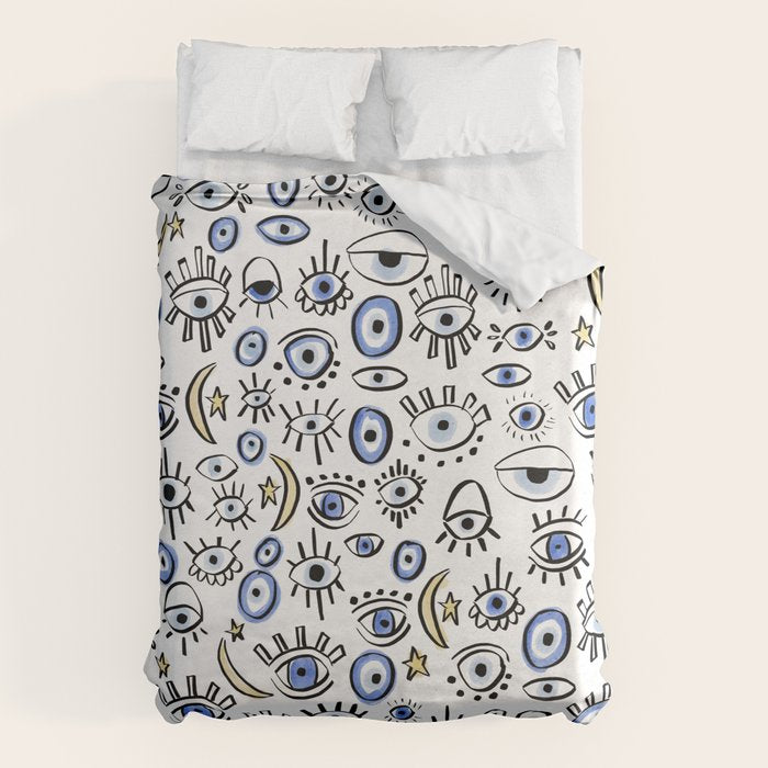 Classic Evil Eye  Duvet Cover Gallery Image 6