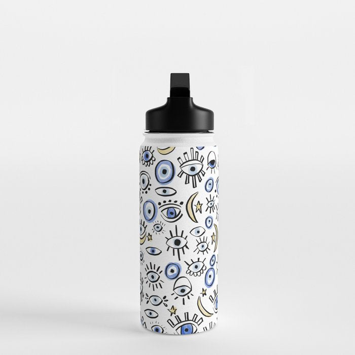 Classic Evil Eye  Water Bottle Gallery Image 3