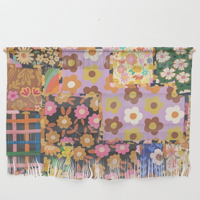 Hippie patchwork Wall Hanging Gallery Image 1