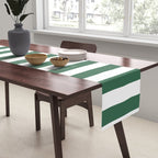 Green White Stripe - By The Seashore Table Runner Gallery Image 2