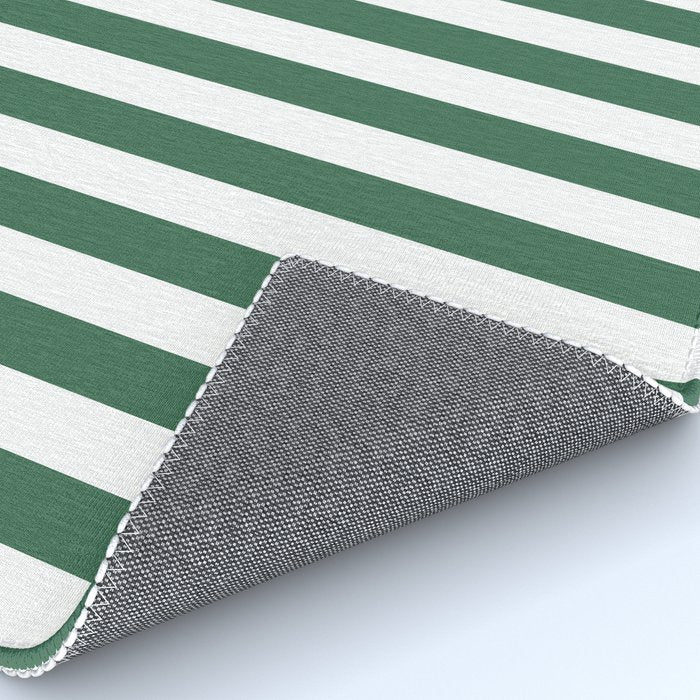 Green White Stripe - By The Seashore Rug Gallery Image 4