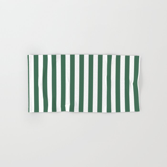 Green White Stripe - By The Seashore Bath Towel Gallery Image 1