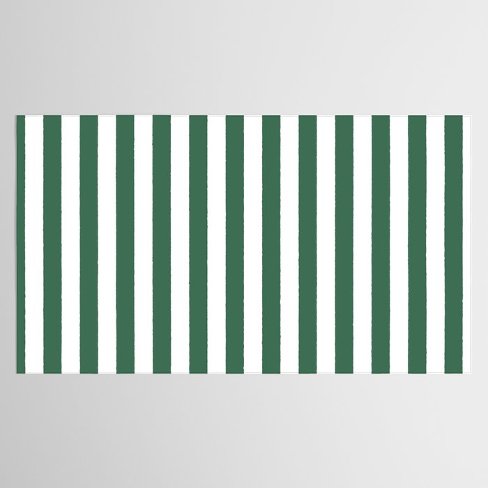 Green White Stripe - By The Seashore Tablecloth Gallery Image 2