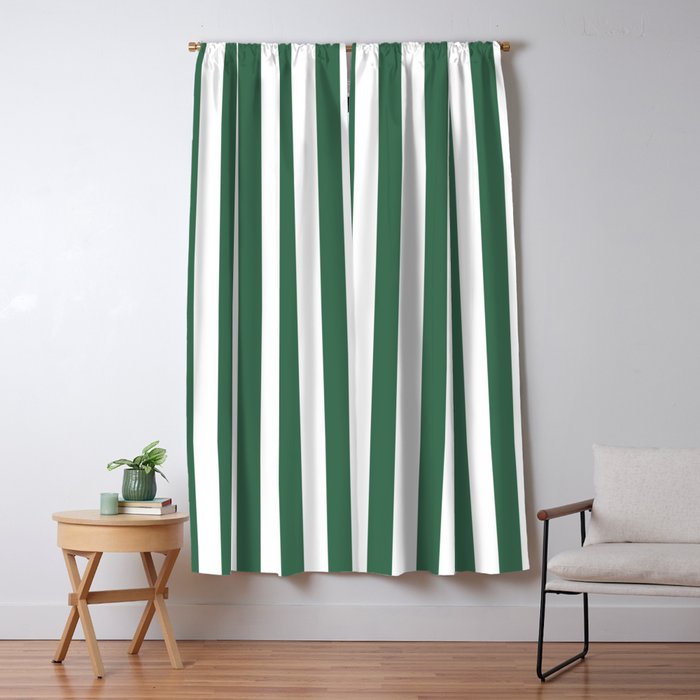Green White Stripe - By The Seashore Window Curtain Gallery Image 5