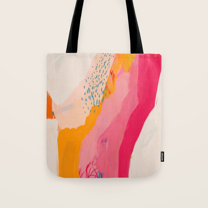 Abstract Line Shades Tote Bag Gallery Image 1