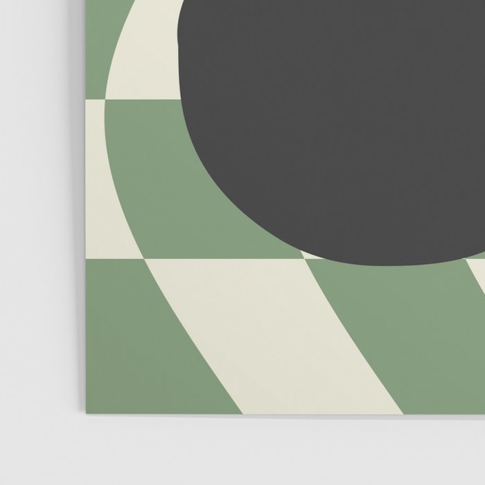 A Single Flower (Checked & Warped BG) Poster Gallery Image 3