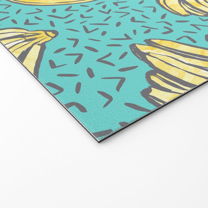 Go Bananas! (teal) Welcome Mat Gallery Image 2