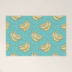 Go Bananas! (teal) Welcome Mat Gallery Image 1