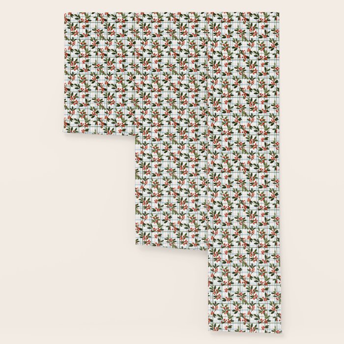 Festive Berries on Tartan Wallpaper Gallery Image 3