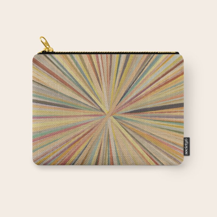 Abstract Pastel Bloom Carry All Pouch Gallery Image 1