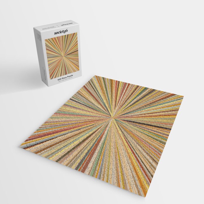 Abstract Pastel Bloom Jigsaw Puzzle Gallery Image 2